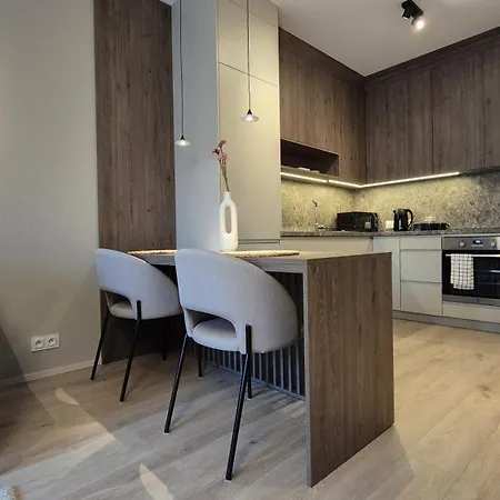 Luxurious Almond Apartment, Self Check-in 24h, Parking, Air-conditioning * Poznan