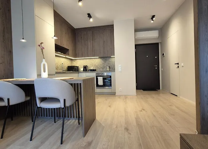 Apartment Luxurious Almond Apartment, Self Check-in 24h, Free Parking, Air-conditioning Poznan